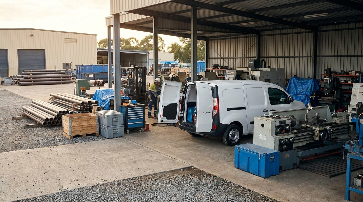 Commercial equipment in productive use